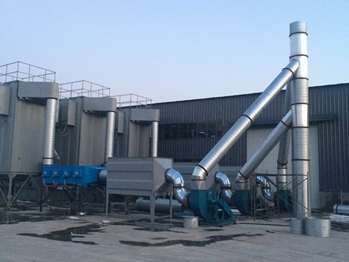 浸塑機電捕焦油器及活性炭除臭